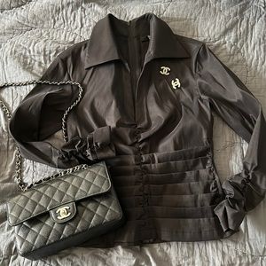 Tadashi Collection Black Top